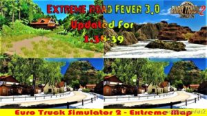 ETS2 Mod: Extreme Road Fever Map V3.0 (Image #2)