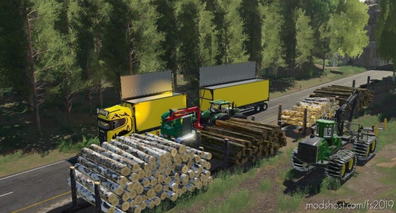 Logs Under The Stack for Farming Simulator 19