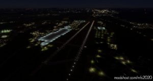 Ramstein AFB Germany Night Lighting Enhancement And Selection Of Surrounding Airports for Microsoft Flight Simulator 2020