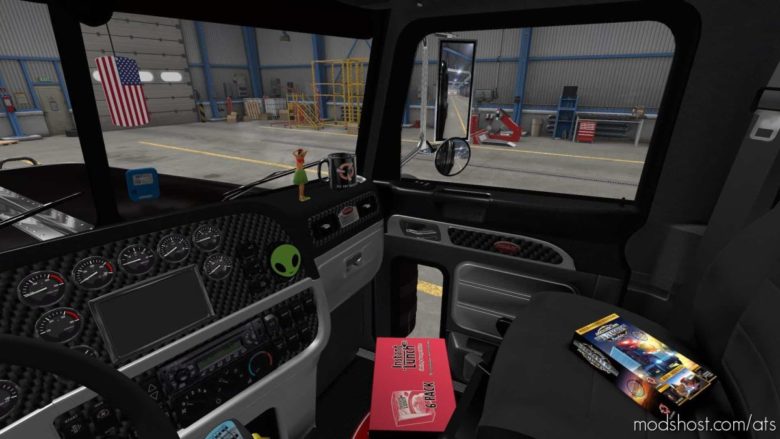 Cabin Accessories DLC Support Patch For Peterbilt Modified V2.3 for American Truck Simulator