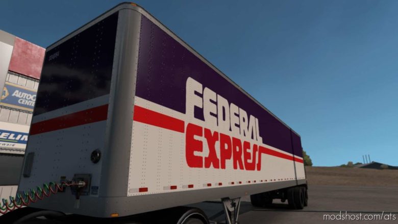 1980S Federal Express Trailer Skin Pack for American Truck Simulator