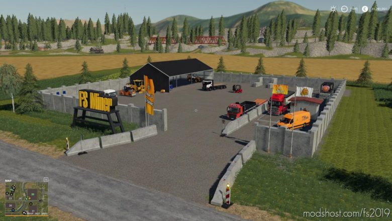 Mining And Construction Deco Pack for Farming Simulator 19