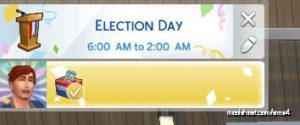 Sims 4 Mod: Voting – Holiday Tradition (Image #2)