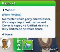 Sims 4 Mod: Voting – Holiday Tradition (Image #4)