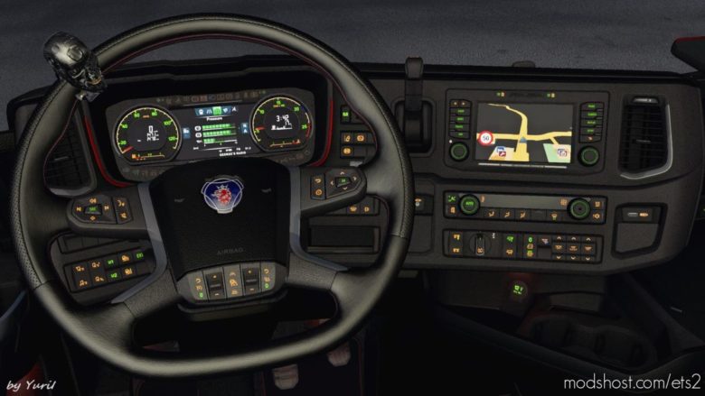 Dashboard Light Scania S/R 2016 Pack V1.1 for Euro Truck Simulator 2