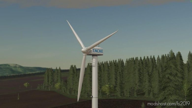 Platzierbare Windkraftanlage TW 80 for Farming Simulator 19