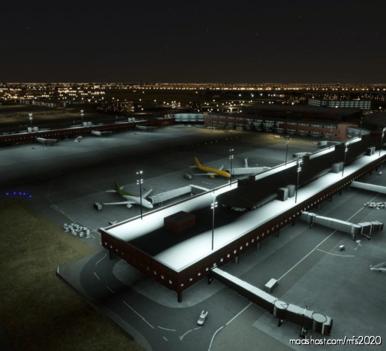Cairo International Airport (Heca) Night Light Enhancement for Microsoft Flight Simulator 2020