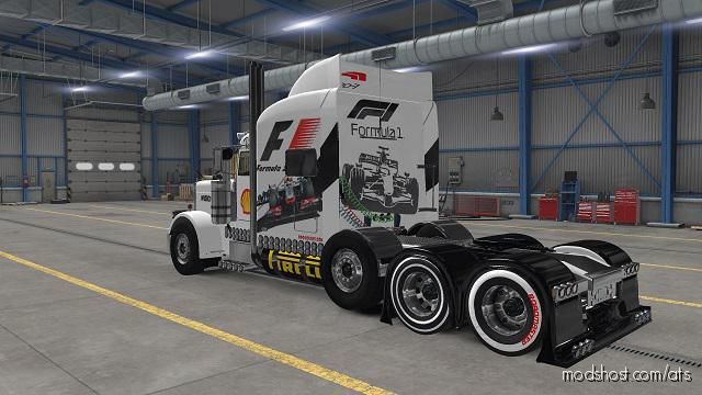 Formula ONE F1 Trucks And Trailer Skins for American Truck Simulator