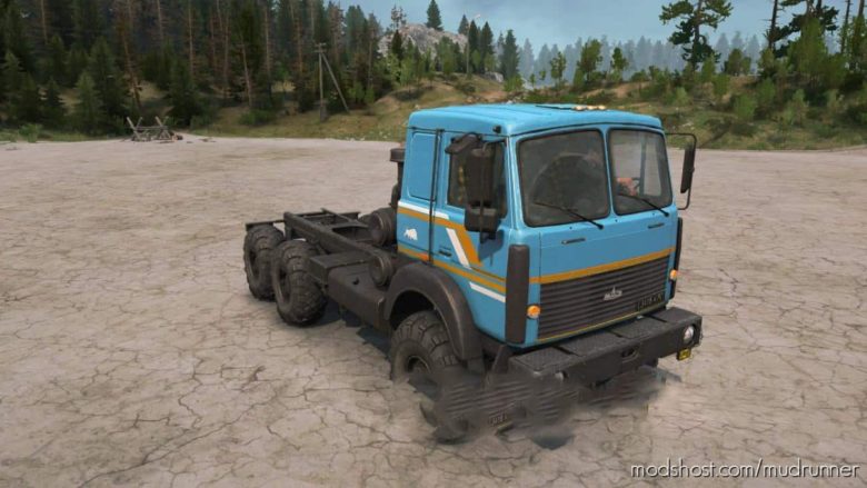 MudRunner Textures Mod: Texture For MAZ-6317 V1.2 (Featured)