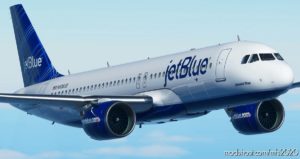 MSFS 2020 Livery Mod: Jetblue A320Neo Tartan Tail N606Jb (8K) (Image #2)