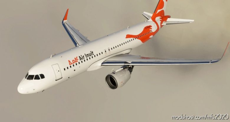 [8K] AIR Inuit A320Neo Livery for Microsoft Flight Simulator 2020