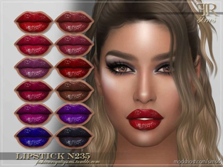 FRS Lipstick N235 for The Sims 4