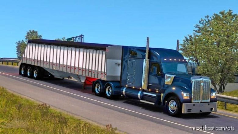 Ownable Cornhusker Ultra-Lite Hopper Trailer [1.39.X] for American Truck Simulator