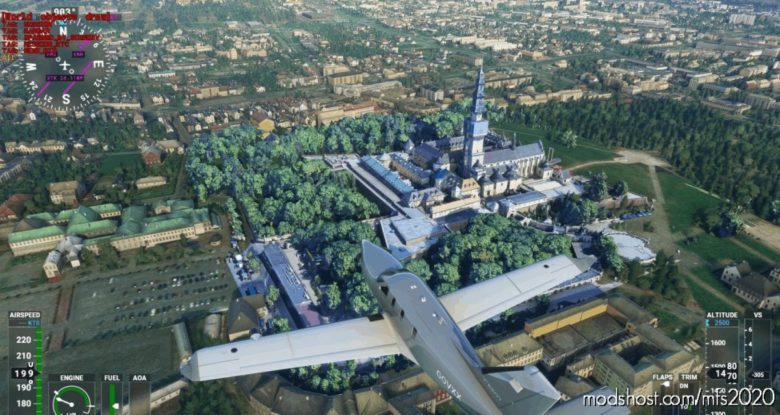 Czestochowa Jasna Gora for Microsoft Flight Simulator 2020