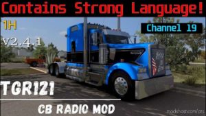 CB Radio Chatter Mod V2.4.1 (1+ Hour Of Real American Truckers Talking CB Radio) for American Truck Simulator