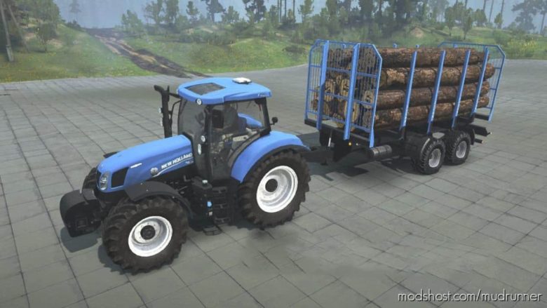 NEW Holland T6.175 Tractor for MudRunner