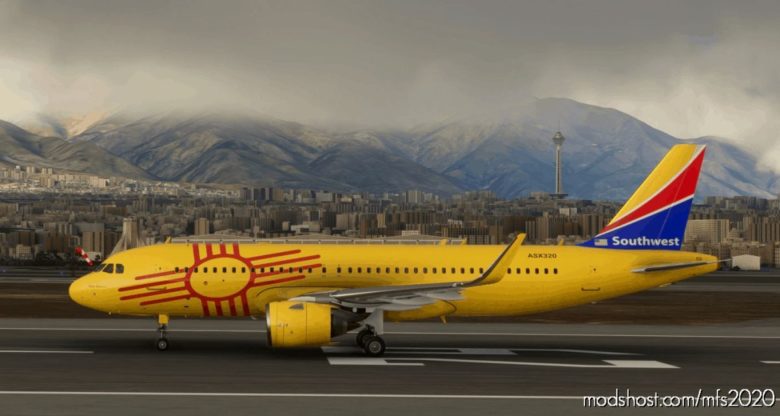 Southwest Airlines NEW Mexico Fictional A320NEO – 8K for Microsoft Flight Simulator 2020