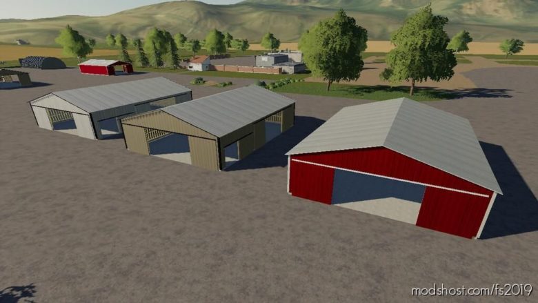 American Style Placeable Shed Pack for Farming Simulator 19