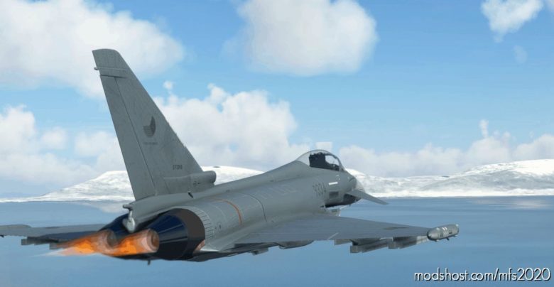 Eurofighter Typhoon Czech AIR Forces 9334 (Bredok3D) for Microsoft Flight Simulator 2020