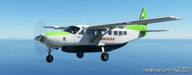 Mokulele Airlines Cessna 208B Green Livery for Microsoft Flight Simulator 2020