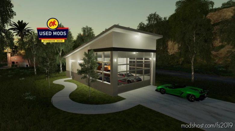 Modern Garage With Workshop Function for Farming Simulator 19