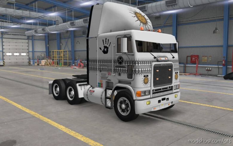 Cherokee Chief Skin For Freightliner FLB for American Truck Simulator