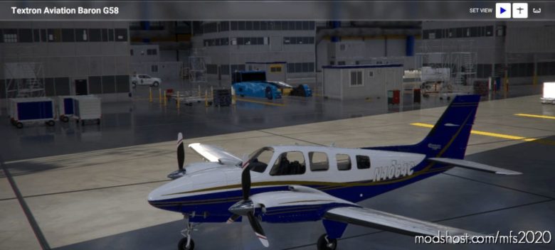 Baron 58 N1064C for Microsoft Flight Simulator 2020