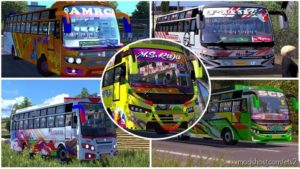 Tamilnadu BUS – 5 In 1 Mega Pack [1.40] for Euro Truck Simulator 2