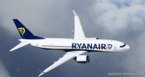 MSFS 2020 Ryanair Livery Mod: B737-800 MAX Ryanair (Image #2)