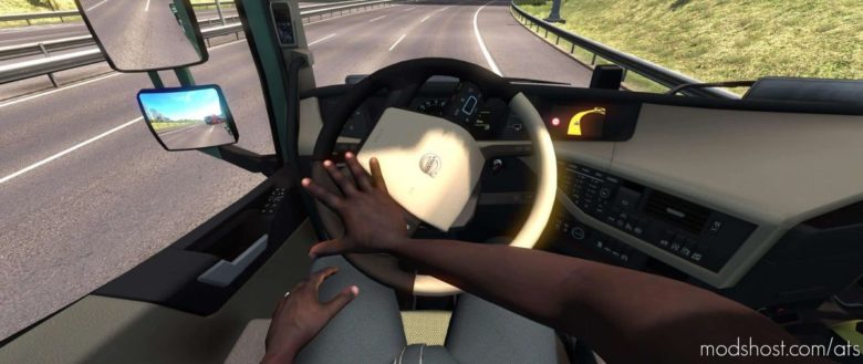 Skins Driver Hands Without Tattoo TWO Options [1.39] for American Truck Simulator
