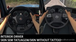 ATS Mod: Skins Driver Hands Without Tattoo TWO Options 1.39 (Image #2)