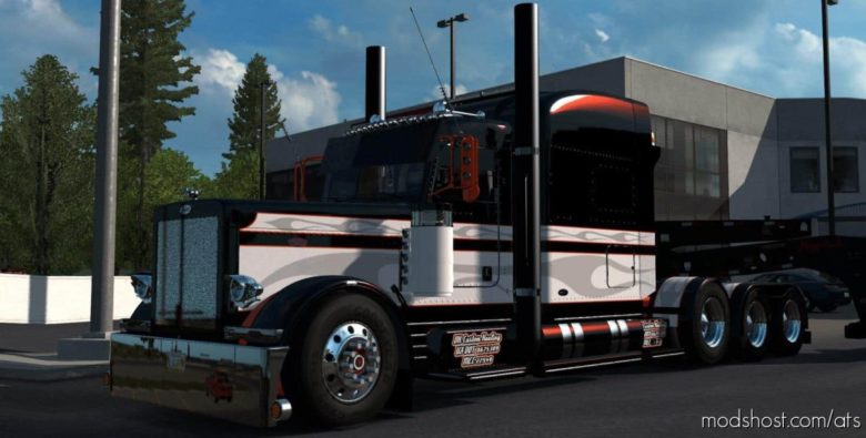 Phantom Flames Chagable Metalic Skin for American Truck Simulator