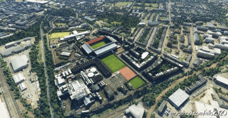 By Request Tynecastle Park Football Stadium, Edinburgh, Scotland for Microsoft Flight Simulator 2020