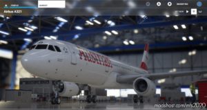 MSFS 2020 Airbus Livery Mod: Austrian Airlines Airbus A321 (Image #3)