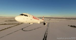 MSFS 2020 Airbus Livery Mod: Austrian Airlines Airbus A321 (Image #4)