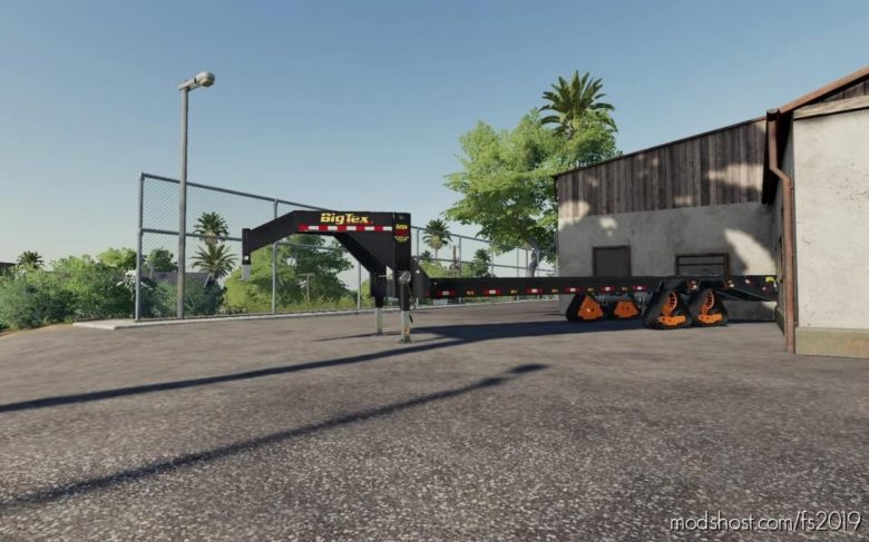 Bigtex Trailer With Tracks for Farming Simulator 19