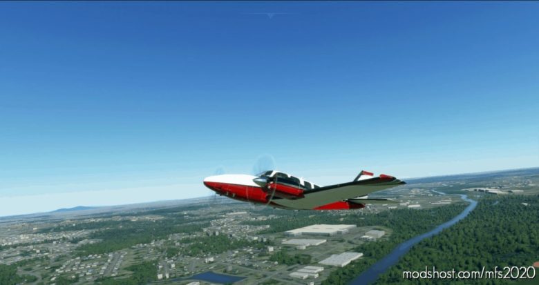 Baron 58 N495P for Microsoft Flight Simulator 2020