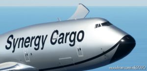 MSFS 2020 747-8 Livery Mod: Synergy Cargo 747-8F 4K, 4 Variants, Working (Image #3)