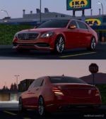 ETS2 Car Mod: Mercedes-Benz S650 Maybach 2018 V6 1.40 (Image #3)