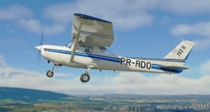 MSFS 2020 Cessna Mod: C152 – Aeroclube DE Jundiaí – Pr-Ado Livery 4K (Image #2)