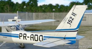 MSFS 2020 Cessna Mod: C152 – Aeroclube DE Jundiaí – Pr-Ado Livery 4K (Image #3)