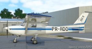 MSFS 2020 Cessna Mod: C152 – Aeroclube DE Jundiaí – Pr-Ado Livery 4K (Image #4)