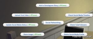 Social Network Interactions Crossover for The Sims 4