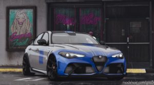 GTA 5 Vehicle Mod: 2021 Alfa Romeo Giulia Gtam (Image #4)