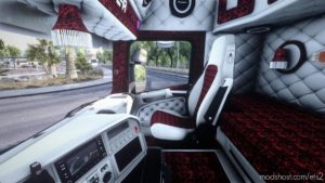 Scania RJL White Holland Interior [1.40] for Euro Truck Simulator 2