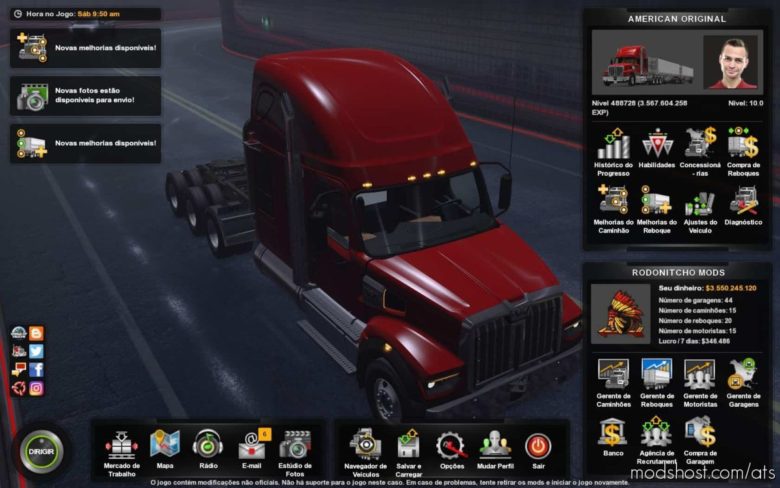 Profile 1.40.0.073S for American Truck Simulator