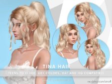 Tina Hair for The Sims 4