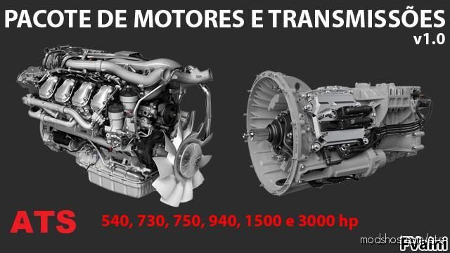 Engines And Transmissions Package for American Truck Simulator