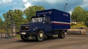 GAZ 3307-33081 + Trailers [1.40] for Euro Truck Simulator 2