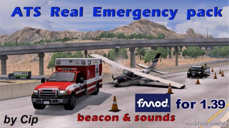 Real AI Emergency Pack [1.39] for American Truck Simulator
